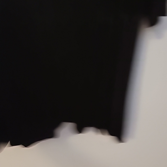 Caution To The Wind Black Cold Shoulder Ruffle Sleeve Swing Top Sz L - Picture 6 of 13